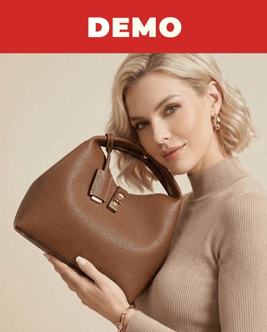 Ženska torba u camel nijansi sa minimalističkim dizajnom